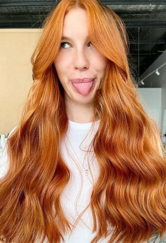 Copper Hair Color Ideas That Re Perfect For Fall Bright Copper