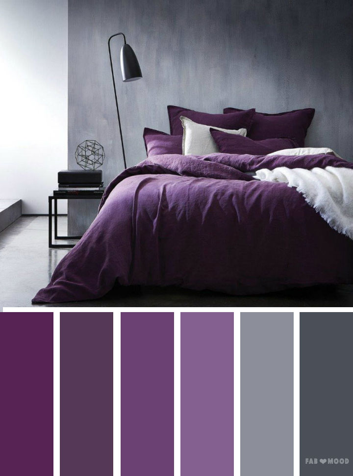 Grey and purple color palette,Grey and purple color schemes,Grey and purple color combo #color #inspiration #pantone