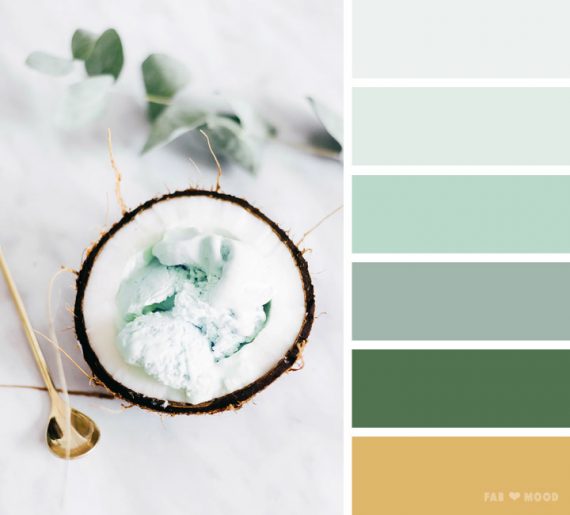 Mint Green Gold Color Scheme Mint And Gold Color Palette