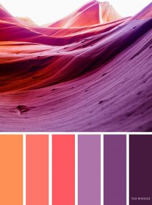 Orange and purple color scheme,orange peach and purple color palette