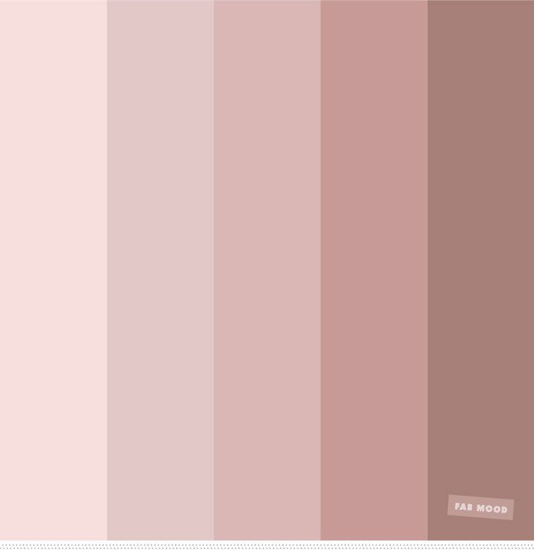 Blush tones : Pretty blush color scheme