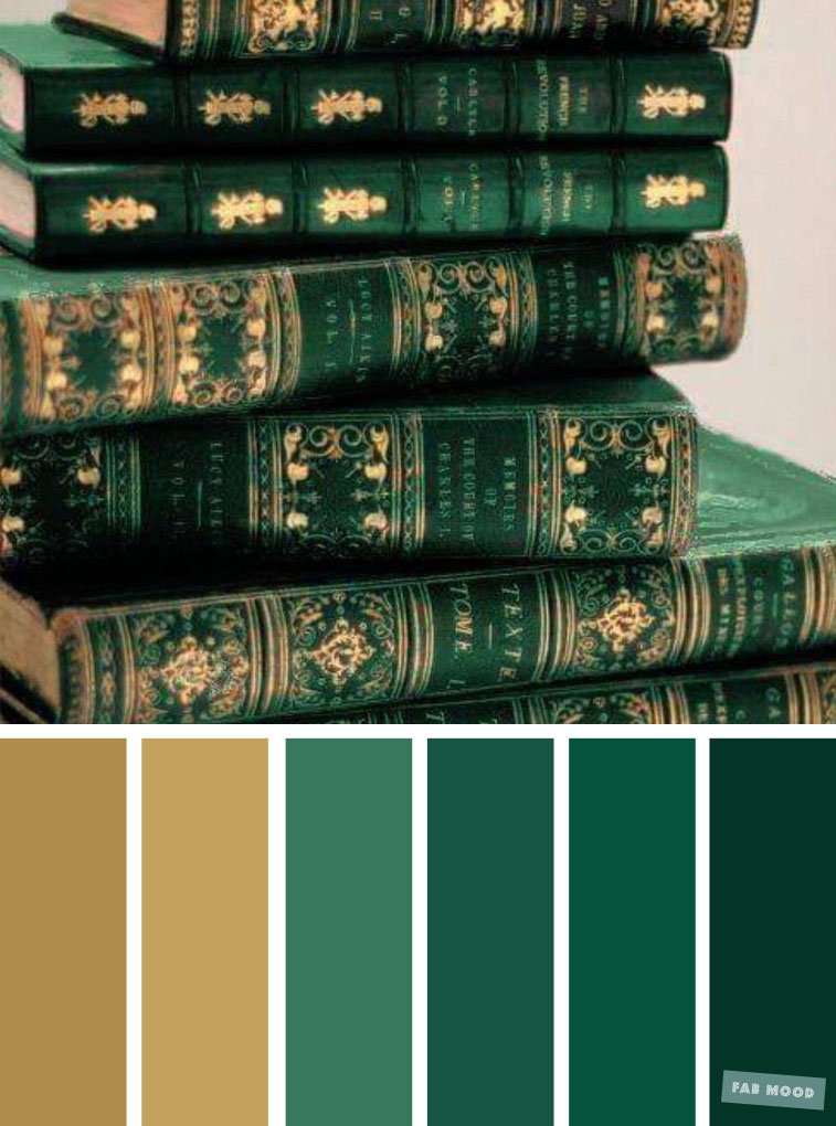 Emerald green and gold color scheme ,elegant color palette #color #colorscheme #colorpalette