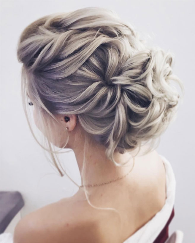 Messy bridal updo hairstyles,hairstyles,updos ,wedding hairstyle ideas, messy wedding updo hairstyles