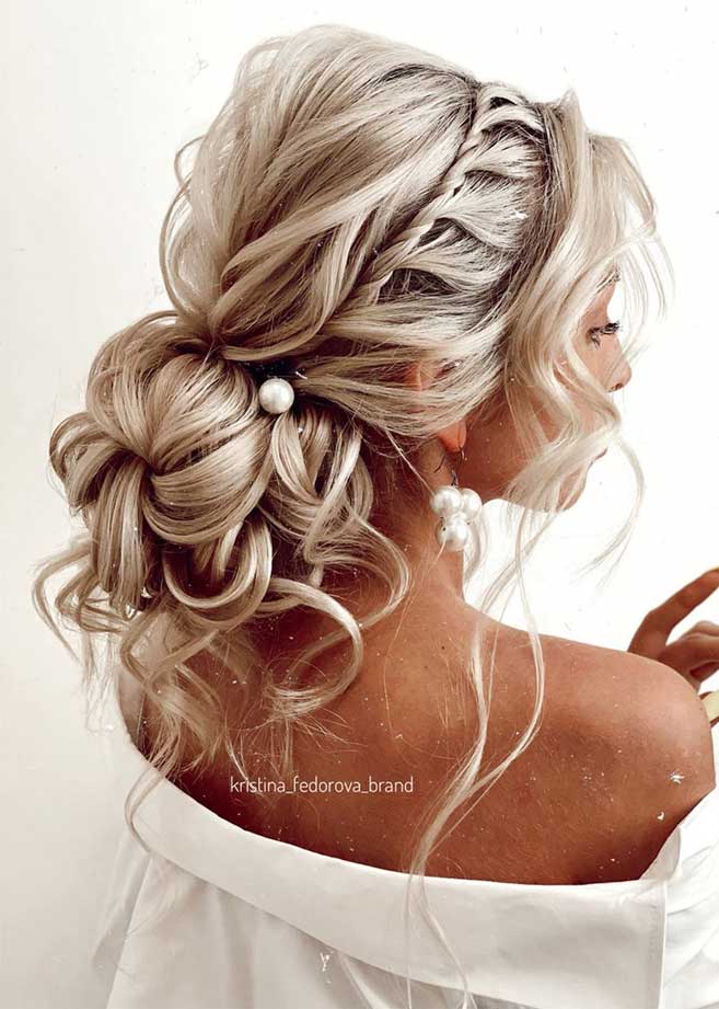 Unique wedding hairstyle will never go out of style | updo hairstyles