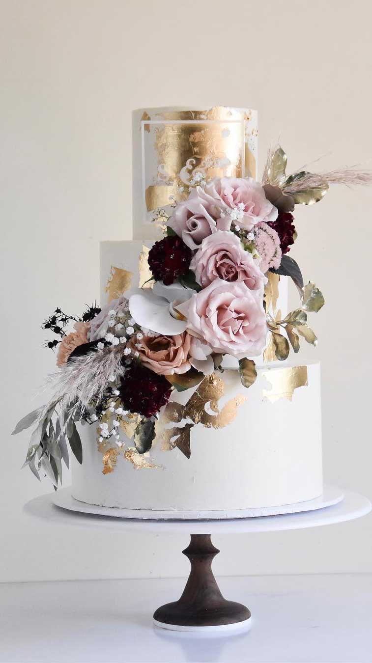 The 50 Most Beautiful Wedding Cakes, wedding cake ideas, amazing wedding cake #wedding #weddingcake
