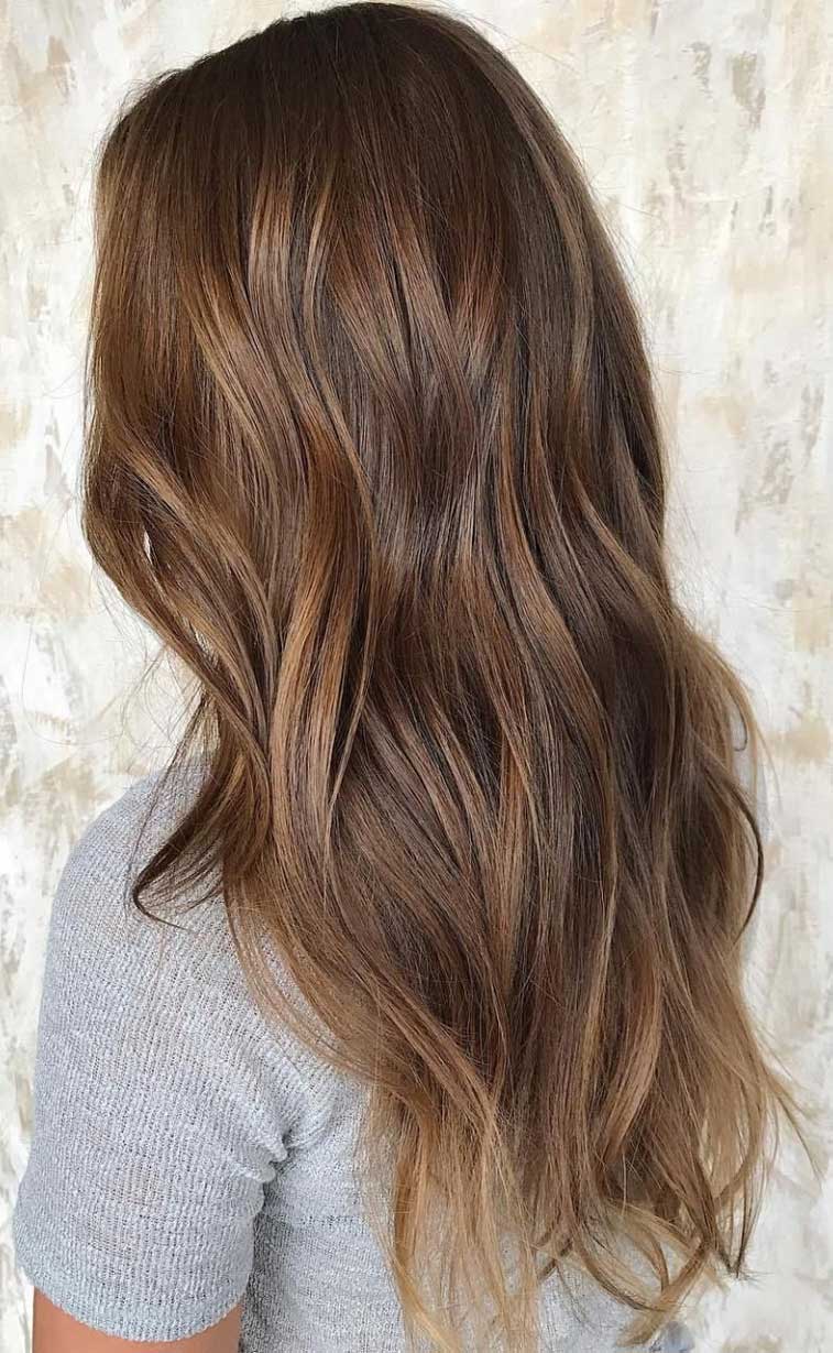 49 Beautiful Light Brown Hair Color To Try For A New Look,brown Hair Ideas ,Balayage Hair Ideas #balayage #haircolor