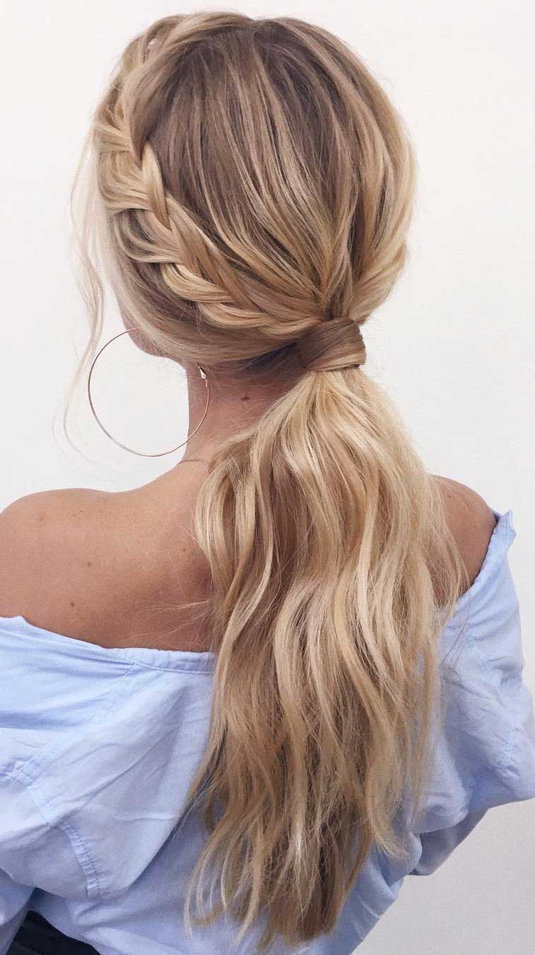 Best Ponytail Hairstyles { Low and High Ponytails } To Inspire , hairstyles #weddinghair #ponytails #wedding #hairstyles #ponytail #weddinghairstyles Prom hairstyle, easy ponytails, puff ponytails