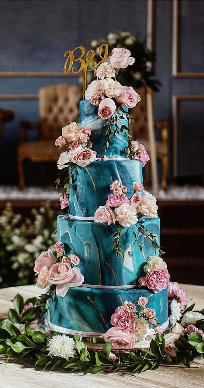 The 50 Most Beautiful Wedding Cakes, wedding cake ideas, pretty wedding cake #wedding #weddingcake