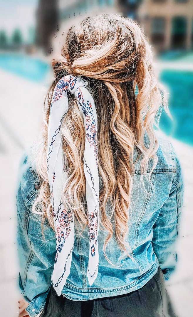 How to Tie a Scarf 3 Looks for Bad Hair Days the Beach and Beyond   Beauty Blitz