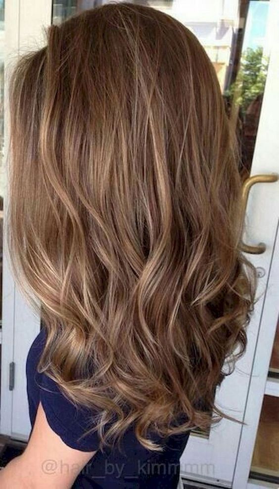 brown Balayage Highlights,Beachy balayage hair color #balayage #blondebalayage #hairpainting #hairpainters #bronde #brondebalayage #highlights #ombrehair