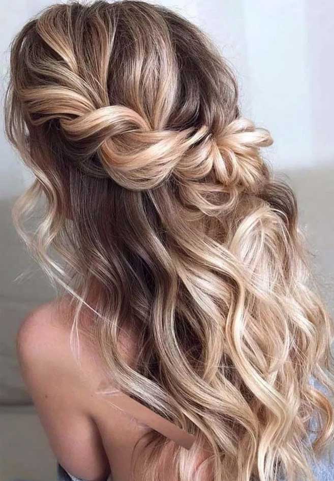 43 Gorgeous Half Up Half Down Hairstyles Partial Updo