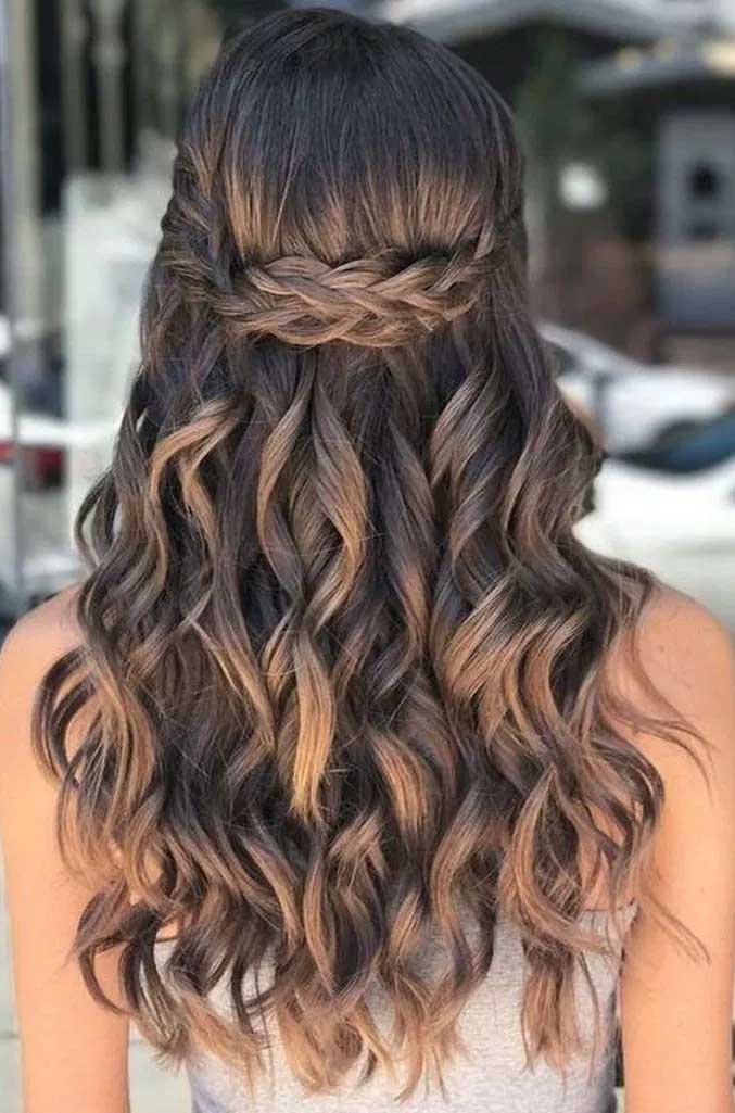 43 Gorgeous Half Up Half Down Hairstyles Partial Updo
