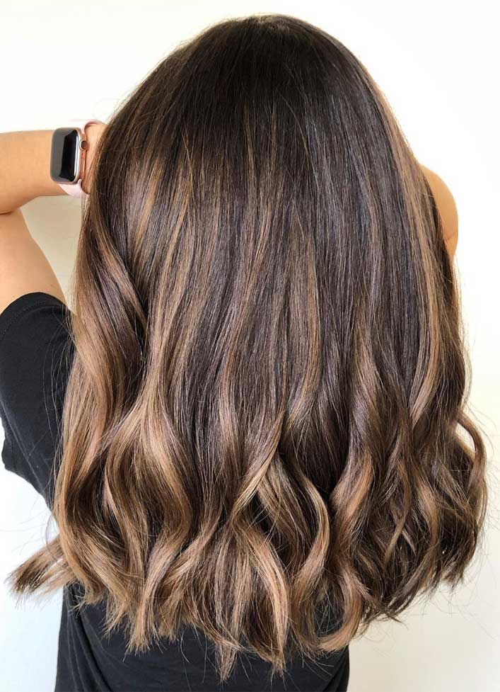 49 Beautiful Light Brown Hair Color To Try For A New Look Gorgeous Balayage Hair Color Ideas - brown Balayage Highlights,Beachy balayage hair color #balayage #blondebalayage #hairpainting #hairpainters #bronde #brondebalayage #highlights #ombrehair