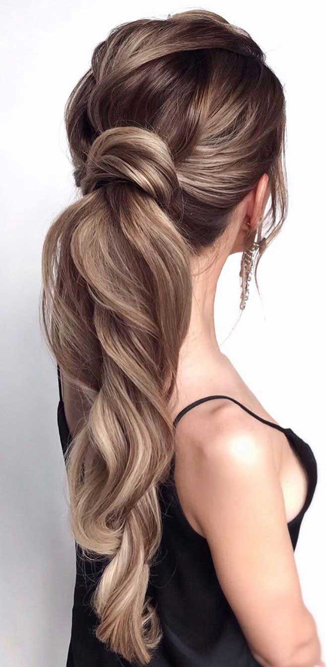 Attention Brides-to-be - These Are The Biggest 2021 Bridal Hair Trends | High  ponytail hairstyles, Long hair styles, Ponytail hairstyles