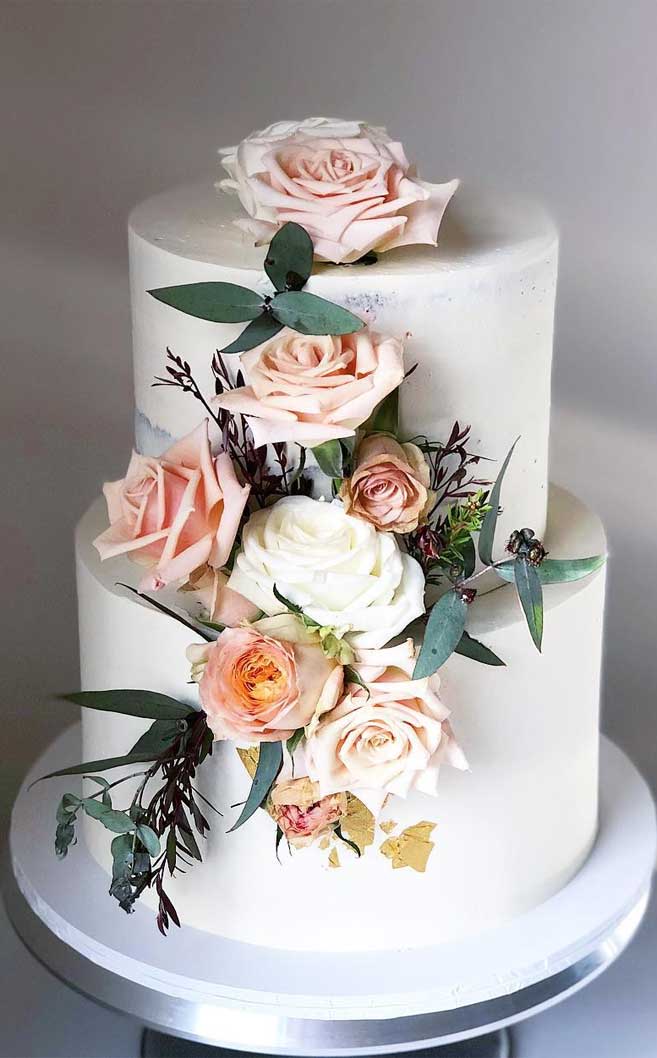 32 Jaw-Dropping Pretty Wedding Cake Ideas - wedding cake ideas, amazing wedding cake #wedding #weddingcake