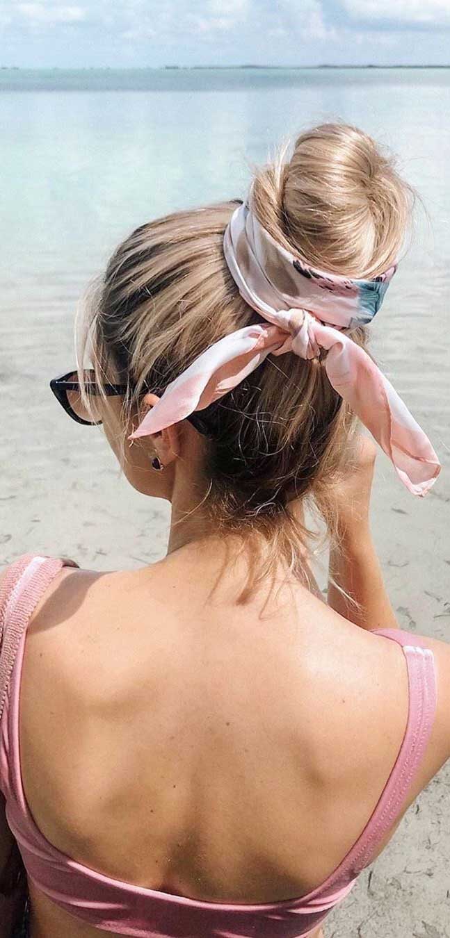 45 Pretty Ways To Style Your Hair With A Scarf