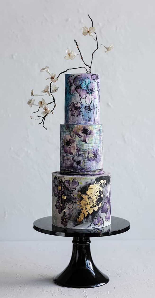 beautiful luxury wedding cake #weddingcakes