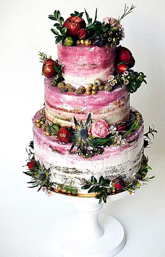 pretty wedding cake, rustic wedding cake , wedding cakes #weddingcakes