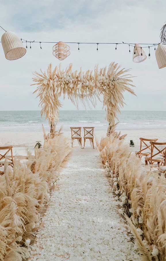 wedding arches, wedding altars, wedding backdrops, boho wedding decors, boho wedding decorations, boho wedding ceremony, boho wedding arches, boho wedding altars, boho wedding backdrops, boho wedding ideas #bohowedding circle wedding arch, pamper glass wedding arch and aisle