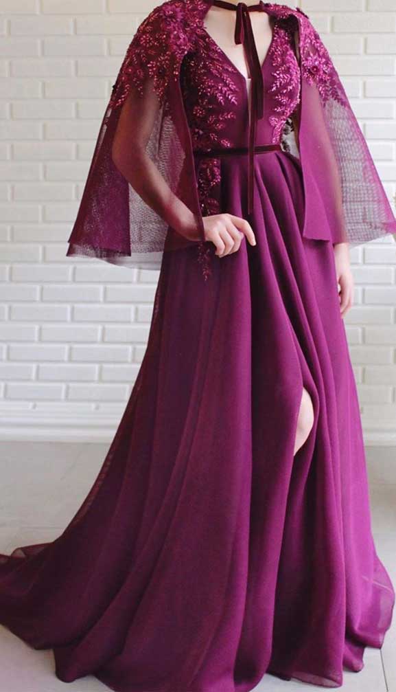 32 Hottest Prom Dress Ideas That’ll Make You Swoon : Mulberry prom dress