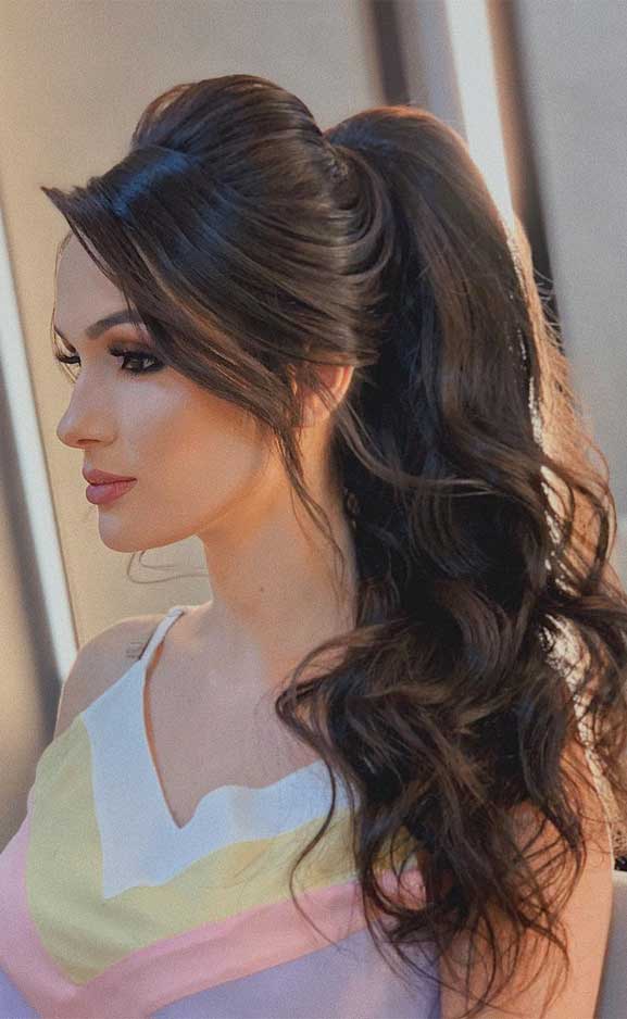 10 Puff Wedding Ponytail Hairstyles Give You A Fabulous Look  StarBizcom