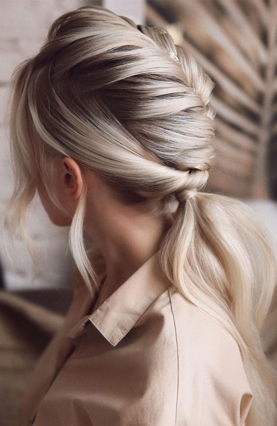 These Ponytail Hairstyles Will Take Your Hairstyle To The Next Level : blonde pony