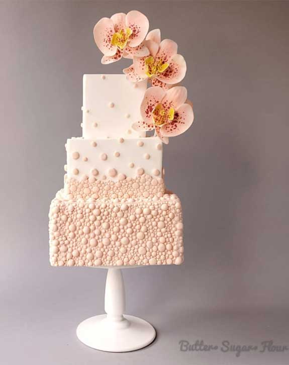 beautiful wedding cake 2020, unique wedding cake designs, wedding cake designs 2020, best wedding cake designs, wedding cake designs, textured wedding cakes, wedding cake trends #weddingcakes