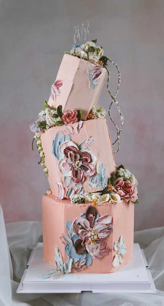 beautiful wedding cake 2020, unique wedding cake designs, wedding cake designs 2020, best wedding cake designs, wedding cake designs, textured wedding cakes, wedding cake trends #weddingcakes