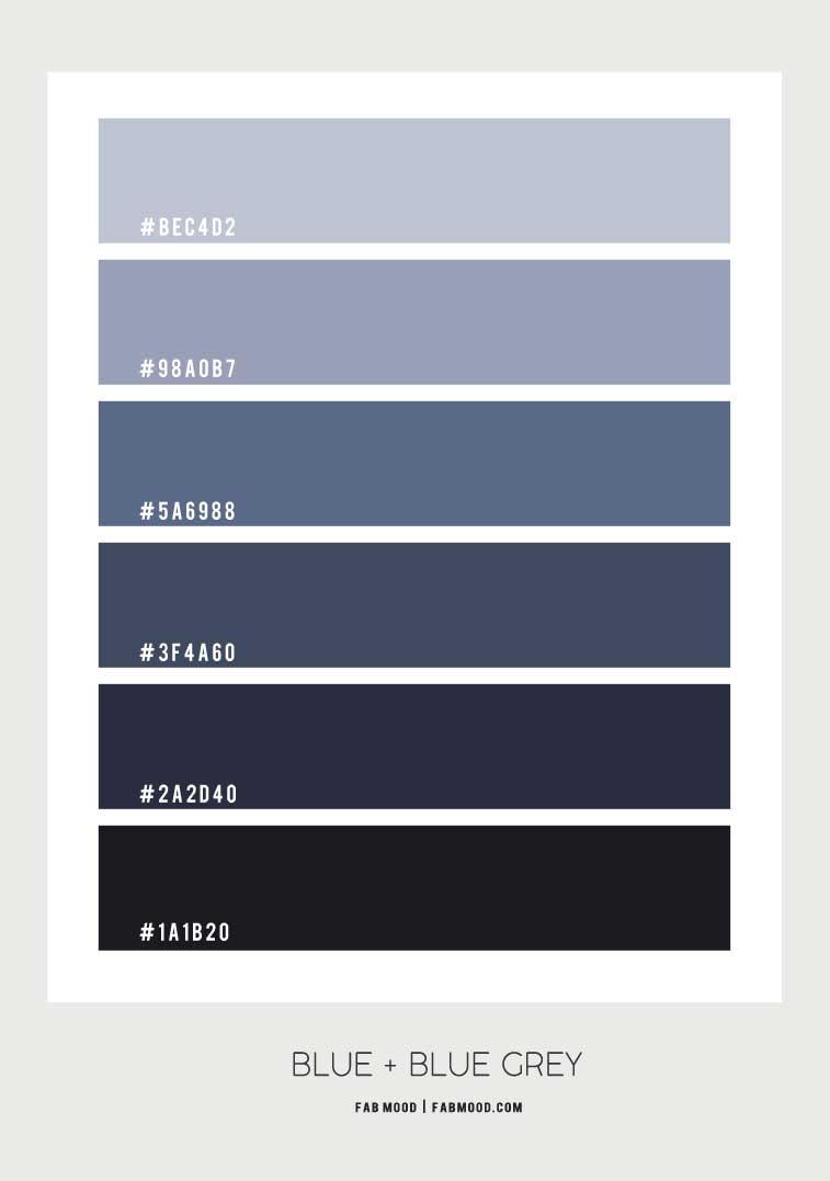 Dark Blue Grey Bedroom Color