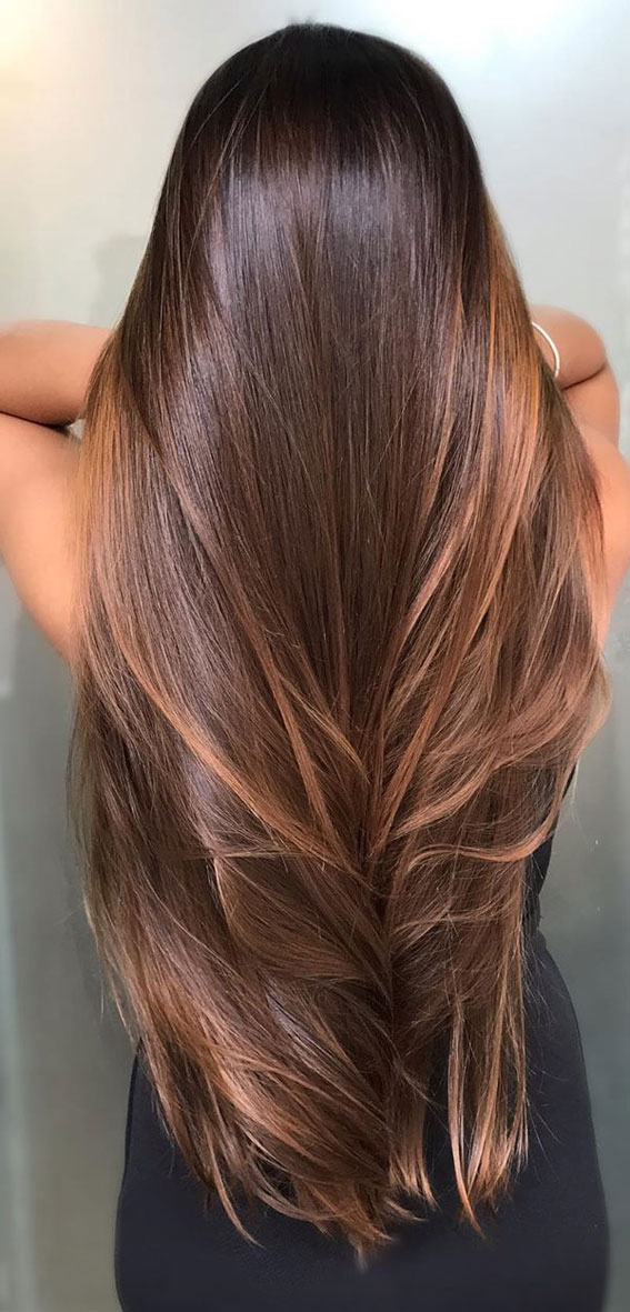The Best Hair Color Trends And Styles For 2020 - brunette balayage caramel