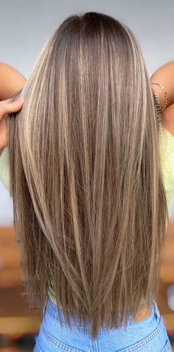 The Best Hair Color Trends and Styles for 2020 - Brown hair with subtle  golden