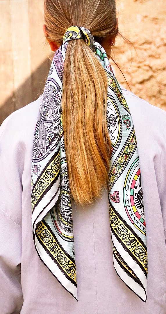 Fabulous Ways to Wear a Scarf  & Hair Pin in Your Hair 2020