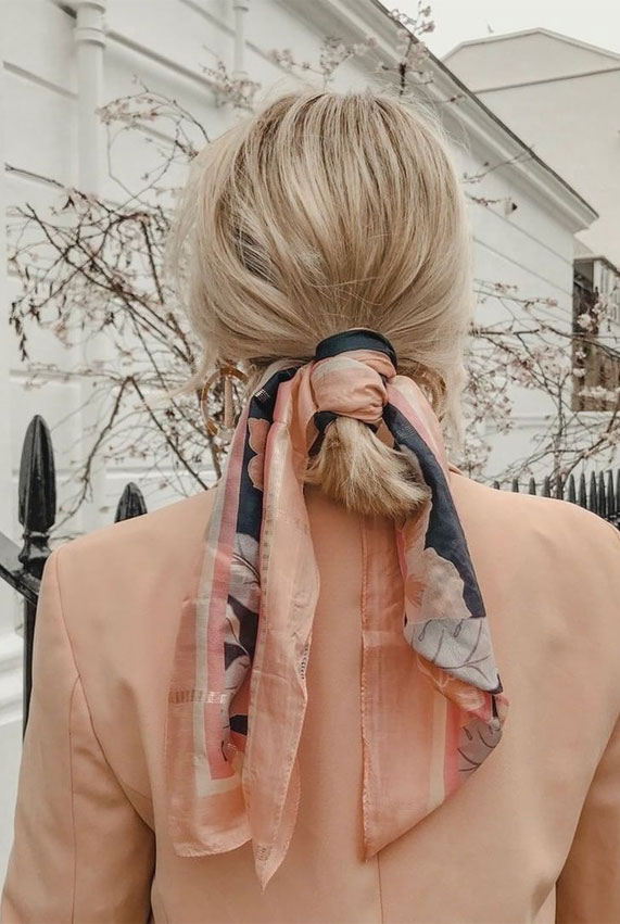 Fabulous Ways To Wear A Scarf In Your Hair 2020