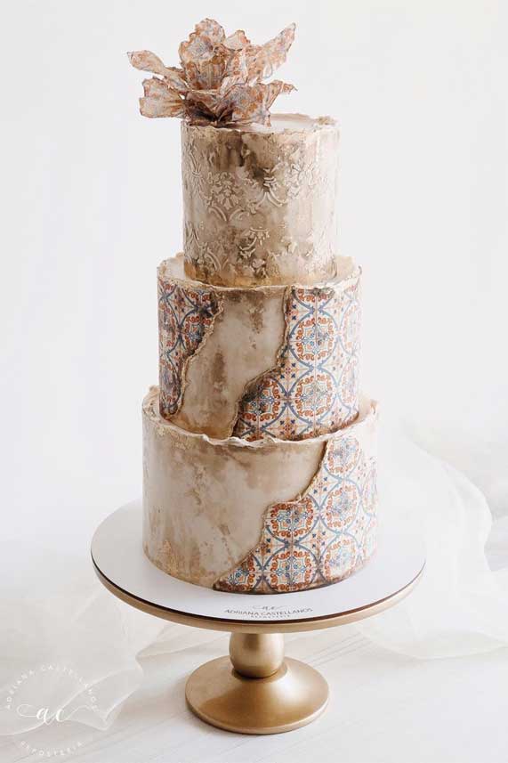 beautiful wedding cake 2020, unique wedding cake designs, wedding cake designs 2020, best wedding cake designs, wedding cake designs, textured wedding cakes, wedding cake trends #weddingcakes wedding cake ideas, wedding cake trends 2020