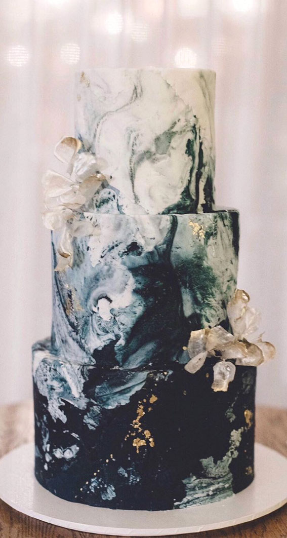 These 39 Wedding Cakes Are Seriously Pretty – Rough Stone Texture