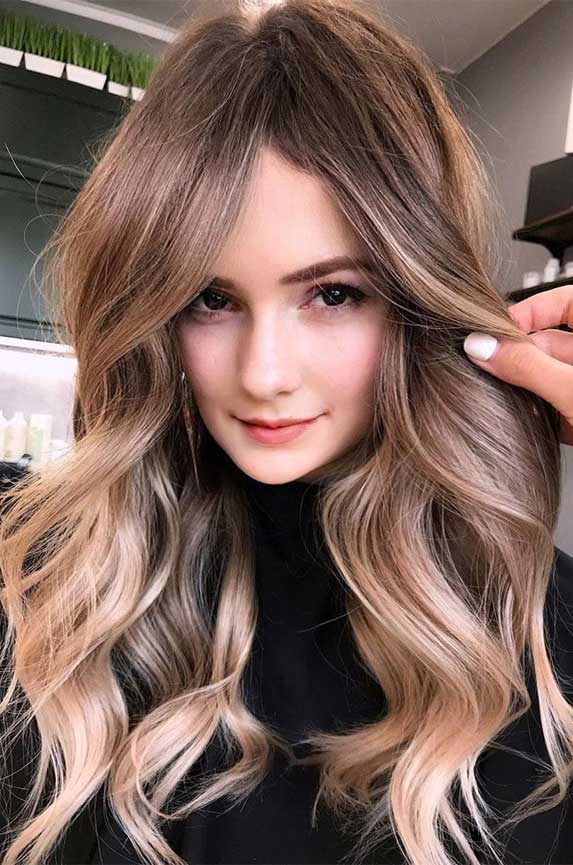 best hair color, hairstyle #haircolor #hairstyle brown hair, ombre hair , balayage hair , hair color ideas, hair color, brown hair with highlights , balayage hair brown, balayage dark hair, balayage hair short, balayage straight hair, balayage brunette, balayage vs highlights, balayage hairstyles , blonde hair