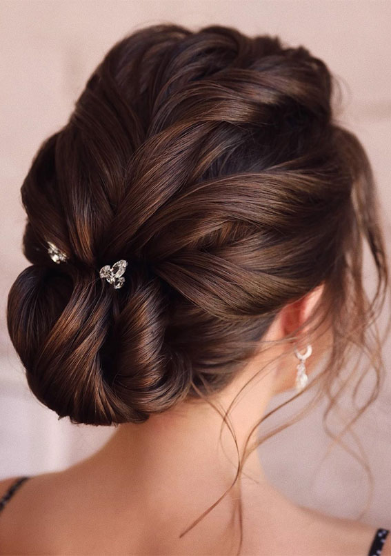 Chic Updo Hairstyles for Modern Classic Looks - Textured updo