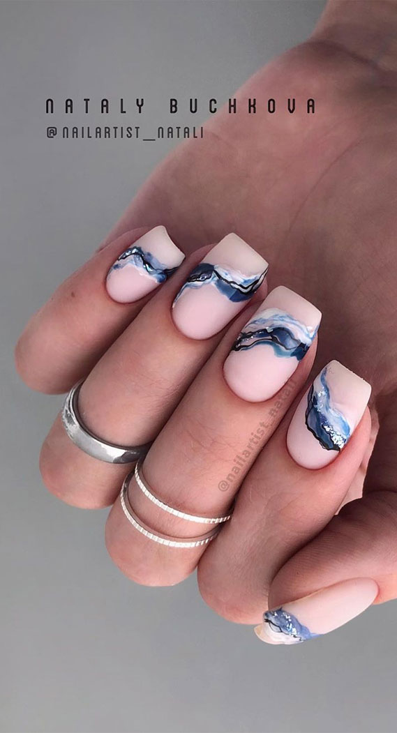 2020 nail designs, nail designs for summer #nailartdesigns #nailart #ombrenails acrylic nail designs 2020, new nail designs 2020 #pinknails 2020 nail colors, nail trends 2020, 2020 nail color trends, summer nails 2020, nail art designs, nail art images #acrylicnails marble nail art #marblenails