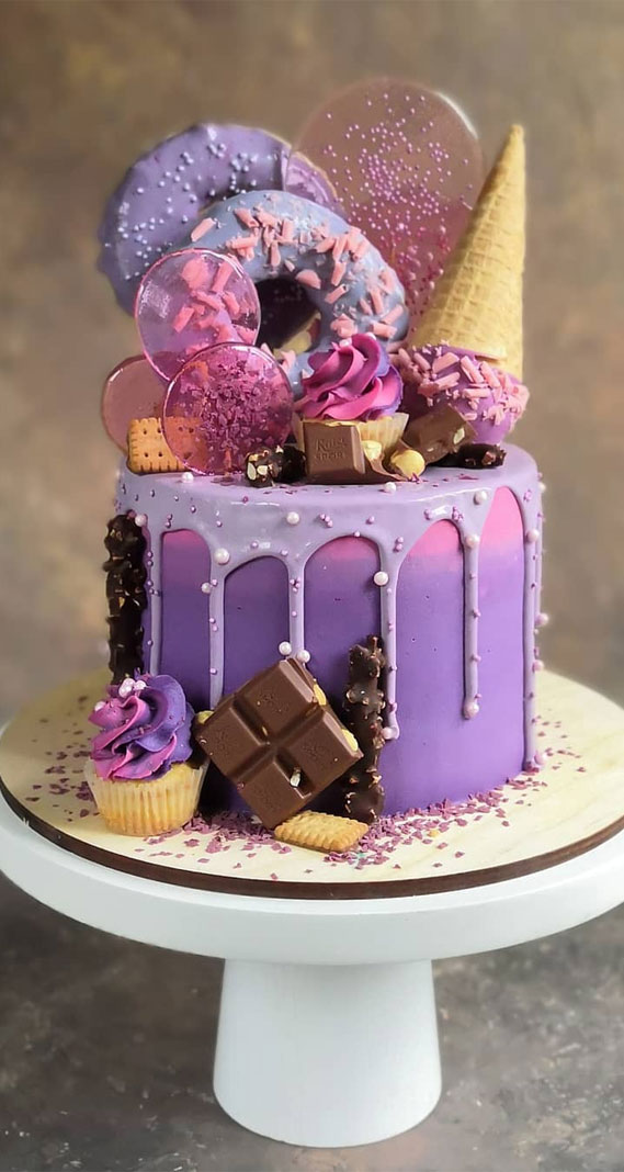 [تصویر:  purple-dripped-cake.jpg]