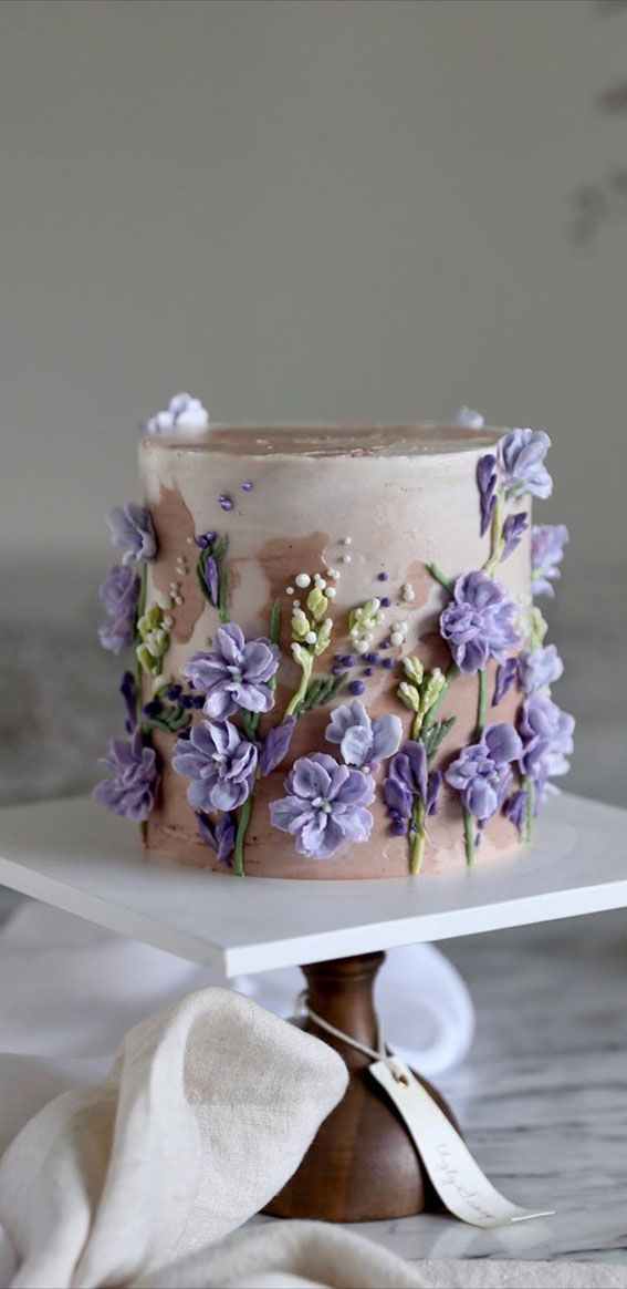 floral painted buttercream cakes, buttercream wedding cakes, buttercream wedding cake designs, wedding cake ideas, modern buttercream cake, wedding cake buttercream #weddingcakes