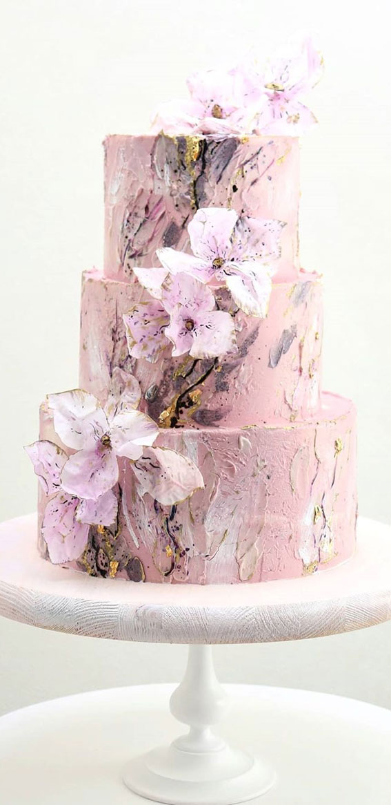pink buttercream cakes, buttercream wedding cakes, buttercream wedding cake designs, wedding cake ideas, modern buttercream cake, wedding cake buttercream #weddingcakes