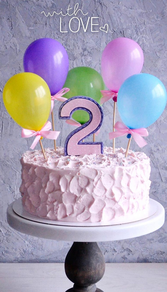 Buy/Send 2nd Birthday Cake for Baby Girl Online @ Rs. 3499 - SendBestGift