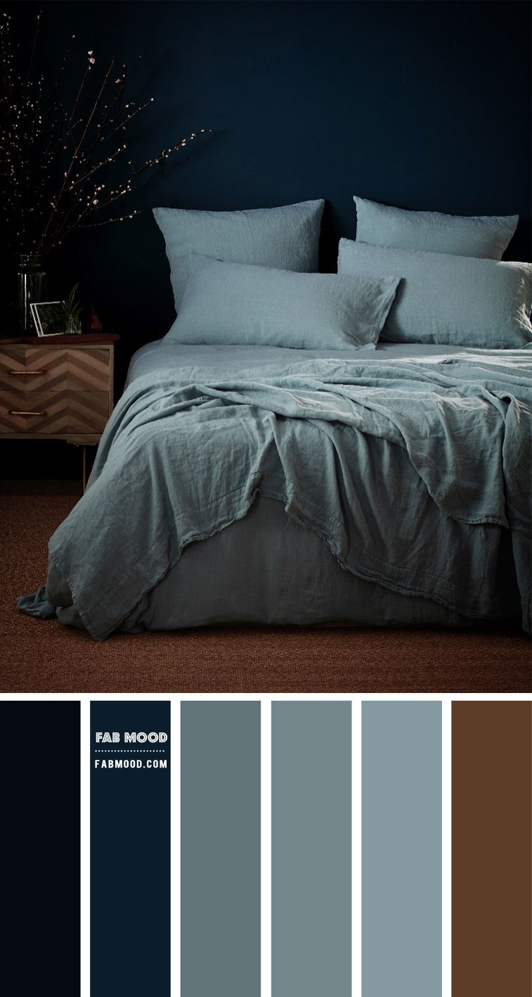 deep blue bedroom, deep blue and blue teal bedroom, deep blue bedroom ideas, deep blue color scheme for bedroom, blue teal and deep blue bedroom, blue teal and navy blue bedroom #bedroom #bedroomcolors