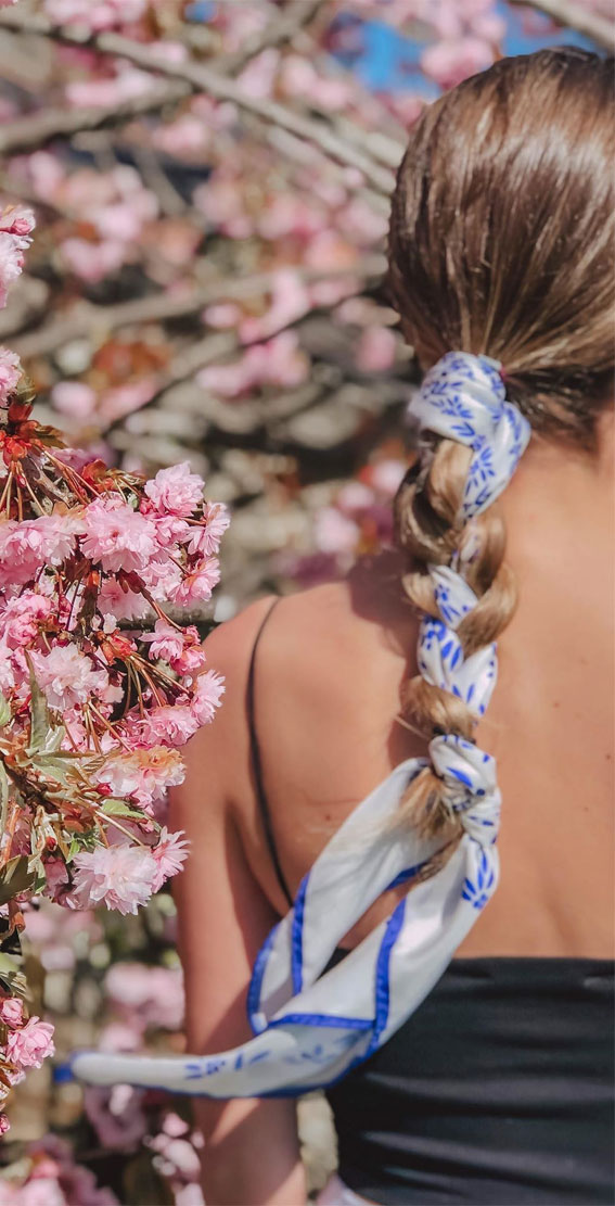 39 Pretty Ways Spice Up Your Boring Outfits With Hair Scarves