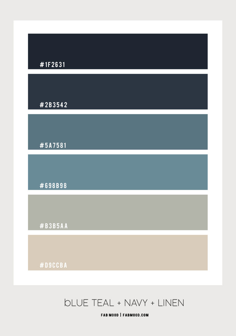 blue teal and navy blue color scheme, blue teal and linen color scheme, navy blue and teal color combo, linen and teal color scheme, teal color combination, blue teal color combination #color #colorscheme #colorcombo