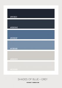 7 Calming Color Palettes for Bedroom - Shades of Blue Bedroom
