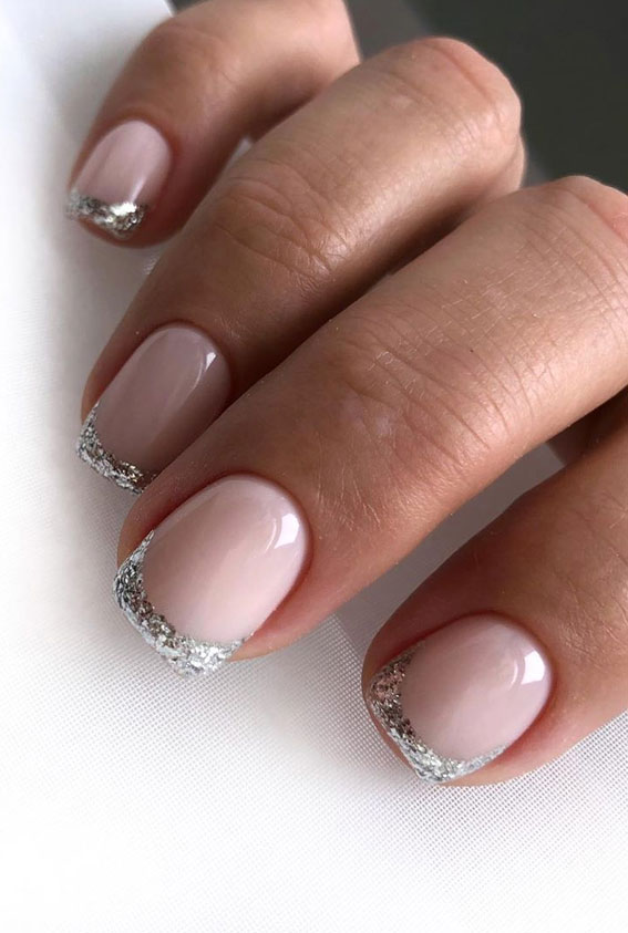 glitter french tips, glitter french nails, summer nails, summer nail designs, summer nail art designs, cute summer nails, cute summer nails 2020, summer nails acrylic, summer nails 2020, nail designs for summer, bright summer nails, summer nails coffin, cute nails