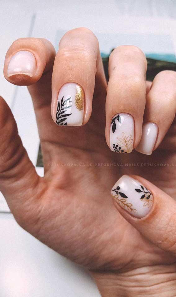 57 Pretty Nail Ideas The Nail Art Everyone’s Loving – Floral Nails