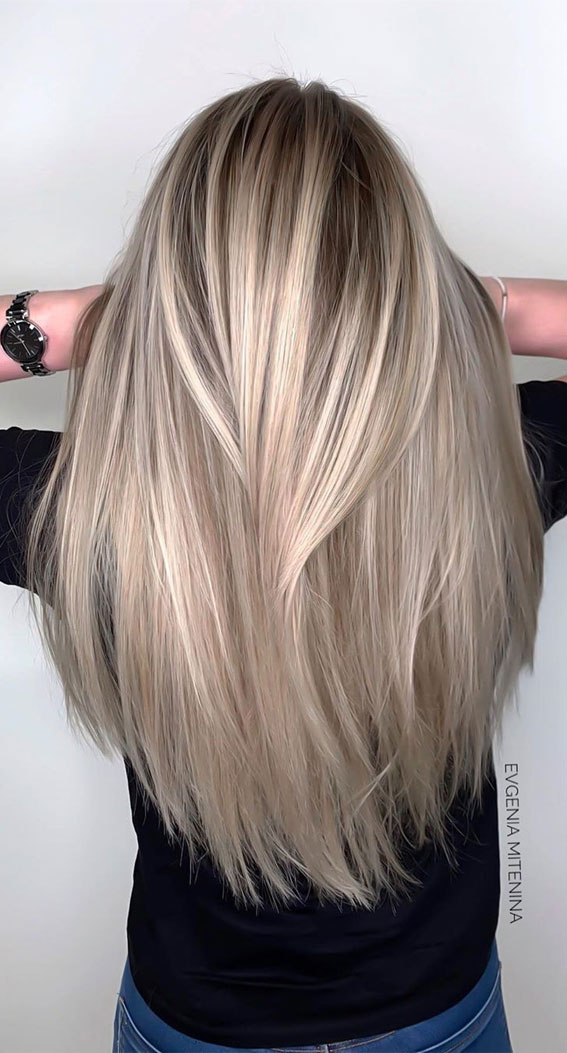Gorgeous Hair Color Ideas That Worth Trying Champagne Blonde