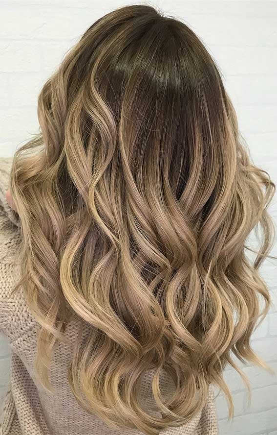 blonde with dark roots, brunette hair color, air touch hair, medium length with bangs, hair color 2020, best hair color for 2020, hair color trends 2020, 2020 hair color trends, hair colours 2020, hair colors pictures, hair color ideas for brunettes, hair color ideas for dark hair